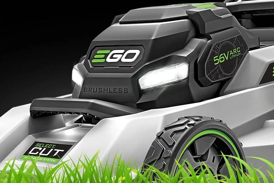 compact electric lawn mower